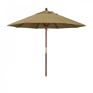 9 Foot Wood Market Umbrella