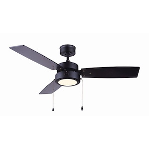 Wallis - 3 Blade Ceiling Fan with Light Kit-13 Inches Tall and 42 Inches Wide