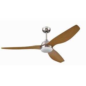 Duke - 3 Blade Ceiling Fan with Light Kit-12 Inches Tall and 52 Inches Wide