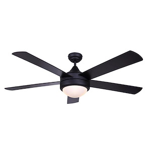 Preston - 5 Blade Ceiling Fan with Light Kit-14 Inches Tall and 52 Inches Wide