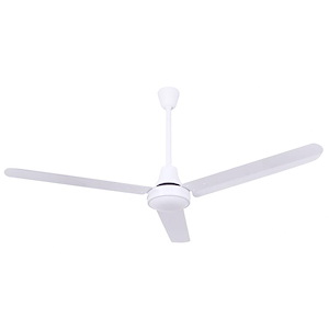 Industrial DC - 3 Blade Ceiling Fan-27 Inches Tall and 56 Inches Wide