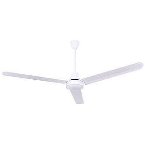 Industrial DC - 3 Blade Ceiling Fan-27 Inches Tall and 60 Inches Wide