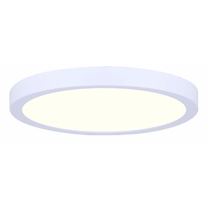 22W 1 LED Flush Mount (Pack of 2)-1 Inches Tall and 11 Inches Wide