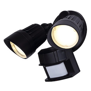 20W 2 LED Outdoor Security Light-6.1 Inches Tall and 9.3 Inches Wide