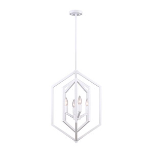 Netto - 4 Light Chandelier-31.75 Inches Tall and 16 Inches Wide