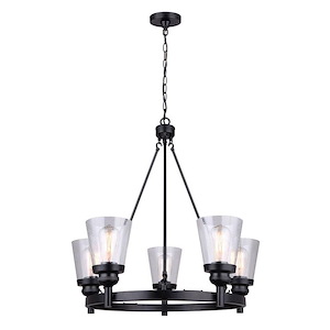 Declan - 5 Light Chandelier-26.75 Inches Tall and 26 Inches Wide