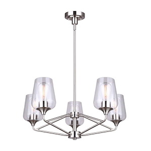 Conall  - 5 Light Chandelier-16.75 Inches Tall and 26 Inches Wide - 1267118