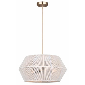 Willow - 4 Light Chandelier-59.38 Inches Tall and 17.75 Inches Wide