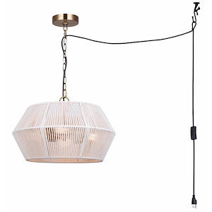 Ikaria - 4 Light Chandelier-59.5 Inches Tall and 17.75 Inches Wide