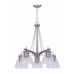 Canarm - 5 Light Chandelier-21.5 Inches Tall and 21 Inches Wide