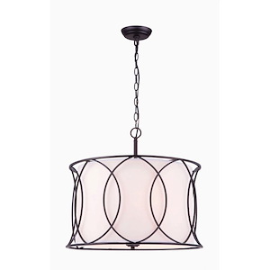 Monica - 3 Light Chandelier-17.5 Inches Tall and 20.5 Inches Wide