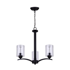 Canarm - 3 Light Chandelier-20 Inches Tall and 20 Inches Wide