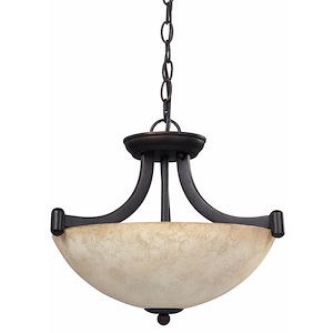 Warren - 3 Light Chandelier-11 Inches Tall and 14.25 Inches Wide