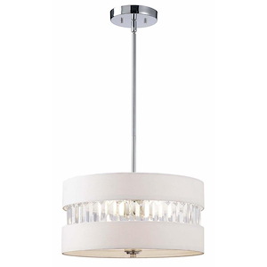 Ballard - 3 Light Chandelier-16 Inches Tall and 16.25 Inches Wide