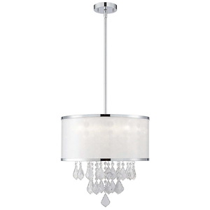 Reese - 4 Light Chandelier In Modern Style-24.75 Inches Tall and 15.75 Inches Wide