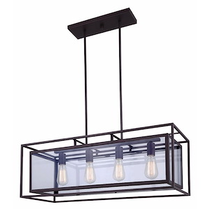 Isola - 4 Light Chandelier-18.25 Inches Tall and 12.25 Inches Wide