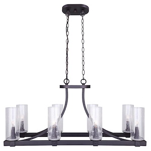 Nash - 8 Light Chandelier-16.5 Inches Tall and 34 Inches Wide - 1330640