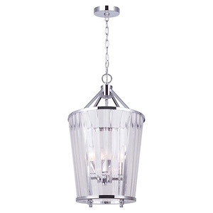 Soper - 4 Light Chandelier In Modern Style-22.25 Inches Tall and 13 Inches Wide