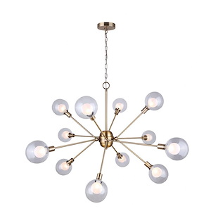 Estella - 12 Light Chandelier In Contemporary Style-25.5 Inches Tall and 43.75 Inches Wide