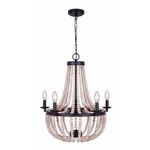 House - 5 Light Chandelier In Modern Style-24 Inches Tall and 20 Inches Wide - 1330651