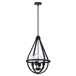 Jestin - 4 Light Chandelier In Modern Style-73 Inches Tall and 15.25 Inches Wide
