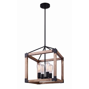 Moss - 4 Light Chandelier In Modern Style-69 Inches Tall and 14.5 Inches Wide