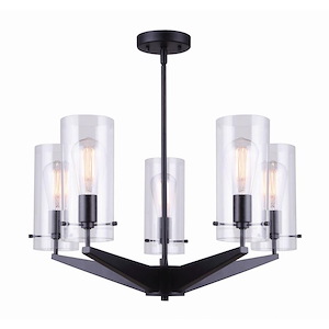 Joni - 5 Light Chandelier-53.5 Inches Tall and 24 Inches Wide