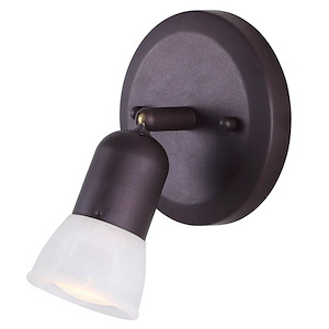 James - 1 Light Flush/Wall Mount-6 Inches Tall and 4.75 Inches Wide