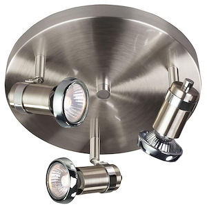 Shay - 3 Light Flush/Wall Mount-10 Inches Tall and 10 Inches Wide