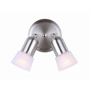 Omni - 2 Light Flush/Wall Mount-5.13 Inches Tall and 13 Inches Wide