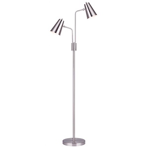 Orli - 2 Light Floor Lamp-67 Inches Tall and 11 Inches Wide