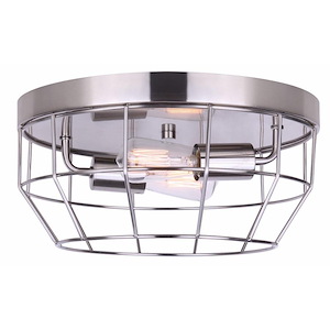 Alix - 2 Light Flush Mount-6 Inches Tall and 13 Inches Wide - 1330700