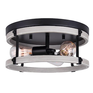 Joelle - 3 Light Flush Mount-6.25 Inches Tall and 14.25 Inches Wide - 1267128