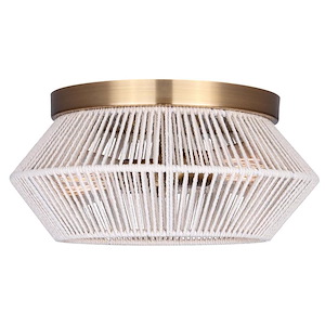 Willow - 2 Light Flush Mount-6.25 Inches Tall and 13 Inches Wide - 1330706