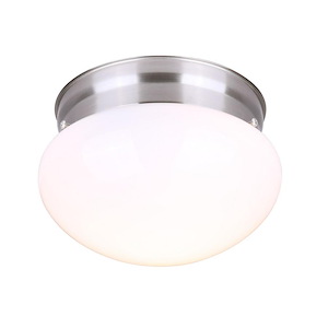 1 Light Flush Mount-4.63 Inches Tall and 7.25 Inches Wide