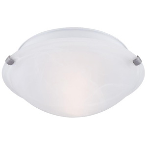2 Light Flush Mount-4.5 Inches Tall and 12 Inches Wide