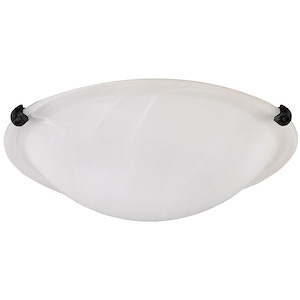 15 Series - 2 Light Flush Mount-4.5 Inches Tall and 12 Inches Wide