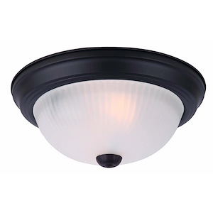 2 Light Flush Mount-4.75 Inches Tall and 11 Inches Wide