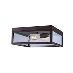 Rae - 2 Light Flush Mount-5.5 Inches Tall and 13 Inches Wide