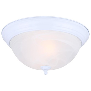 1 Light Flush Mount-6.25 Inches Tall and 13 Inches Wide