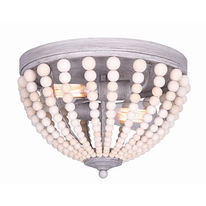 Vesta - 2 Light Flush Mount-8.75 Inches Tall and 4.38 Inches Wide