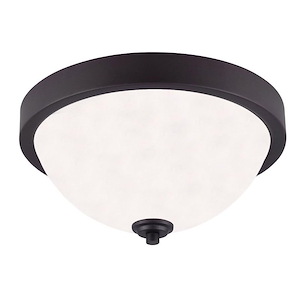 River - 2 Light Flush Mount-6.5 Inches Tall and 13 Inches Wide