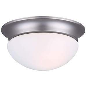 1 Light Flush Mount-4.75 Inches Tall and 9 Inches Wide