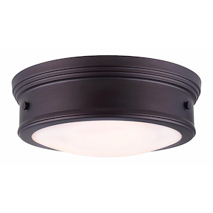 Boku - 2 Light Flush Mount-5 Inches Tall and 13 Inches Wide