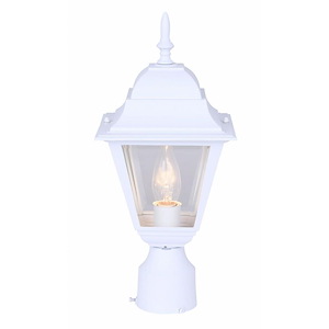 1 Light Outdoor Post Mount-16.75 Inches Tall and 7.25 Inches Wide