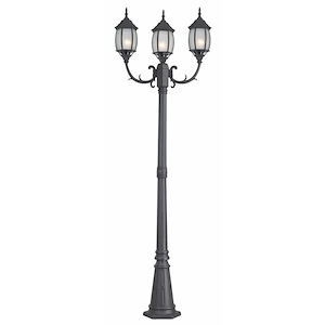 Hayden - 3 Light Outdoor Post Mount-81 Inches Tall and 25 Inches Wide
