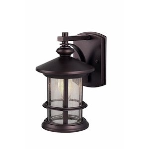 Treehouse - 1 Light Outdoor Wall Lantern-9.75 Inches Tall and 7.5 Inches Wide - 1330770