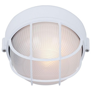 Marine - 1 Light Outdoor Flush Mount-4.5 Inches Tall and 7.5 Inches Wide - 1330776