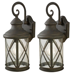 Sonoma - 1 Light Outdoor Wall Lantern (Set of 2)-16 Inches Tall and 6.5 Inches Wide