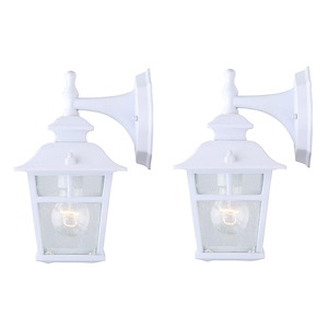 Fieldhouse - 1 Light Outdoor Wall Mount (Pack of 2)-11 Inches Tall and 6.25 Inches Wide